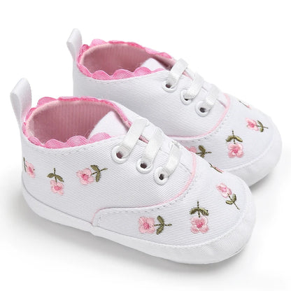 Mehrfarbige Baby-Sneaker aus PU-Leder mit weicher Sohle