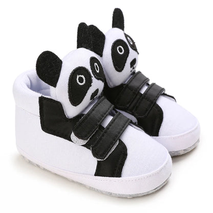 Mehrfarbige Baby-Sneaker aus PU-Leder mit weicher Sohle