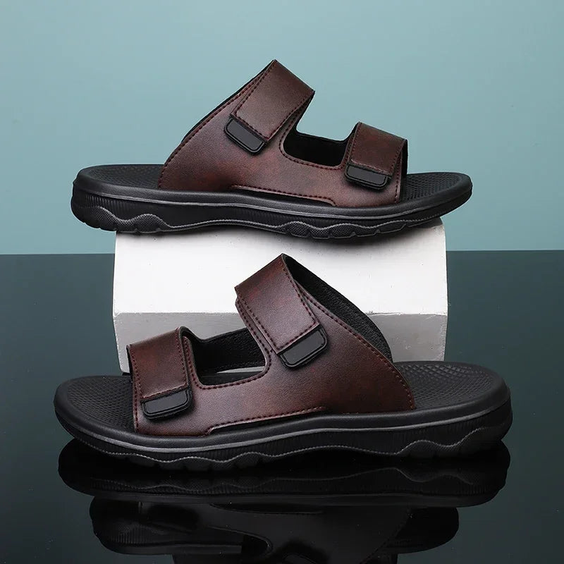 Lightweight Weave Men's Leather Sandals