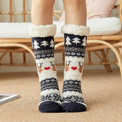 Chaussettes d'hiver chaudes et moelleuses pour femmes