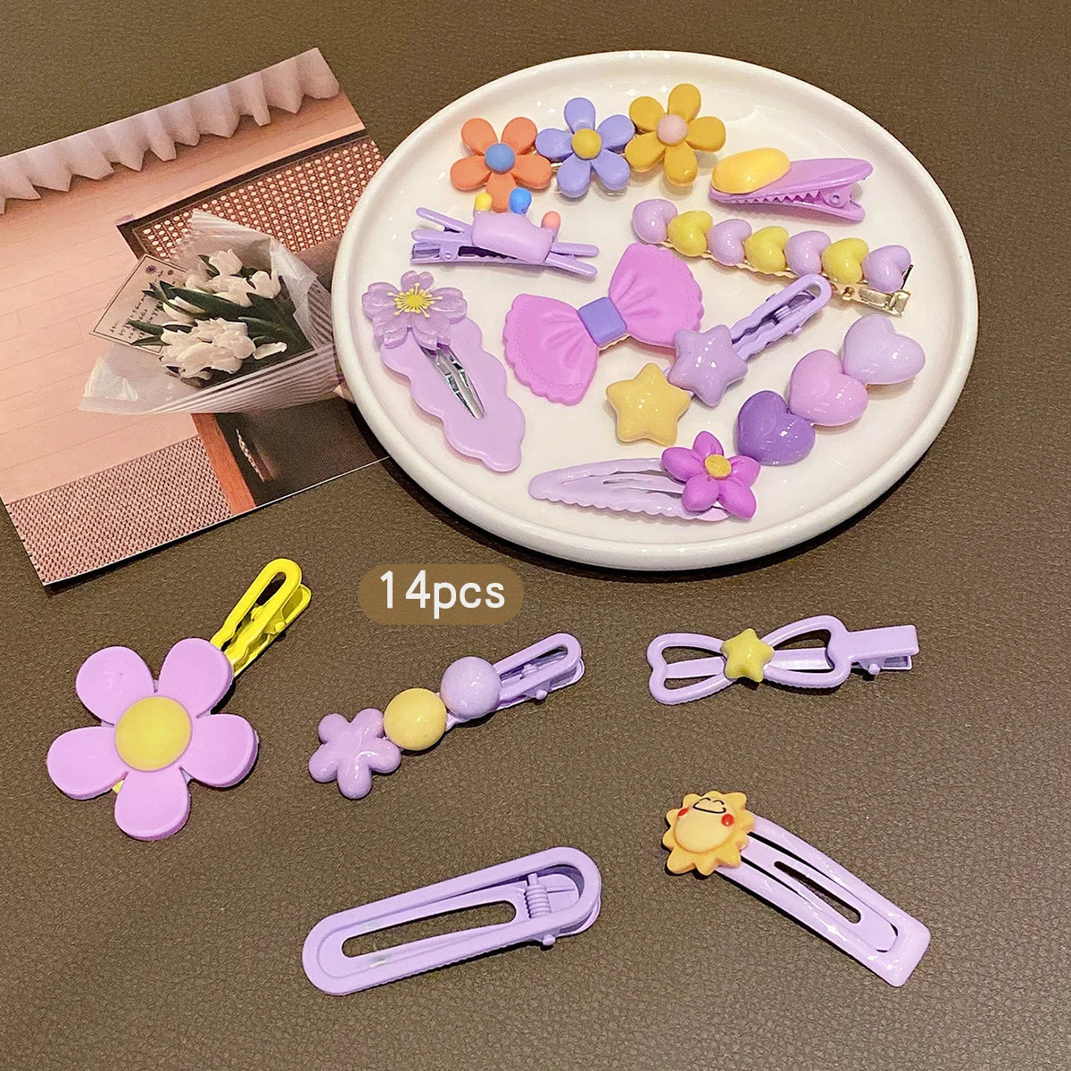 Cartoon Hairclip Sets for Children