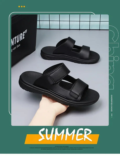 Lightweight Weave Men's Leather Sandals