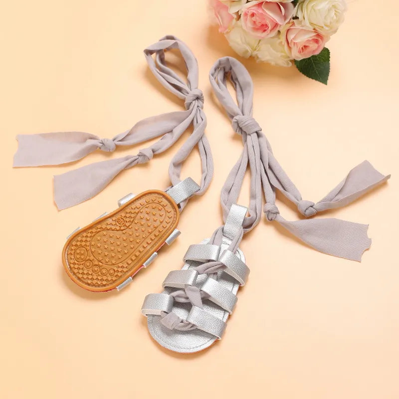 Summer Baby Cross Strap Rubber Sandal