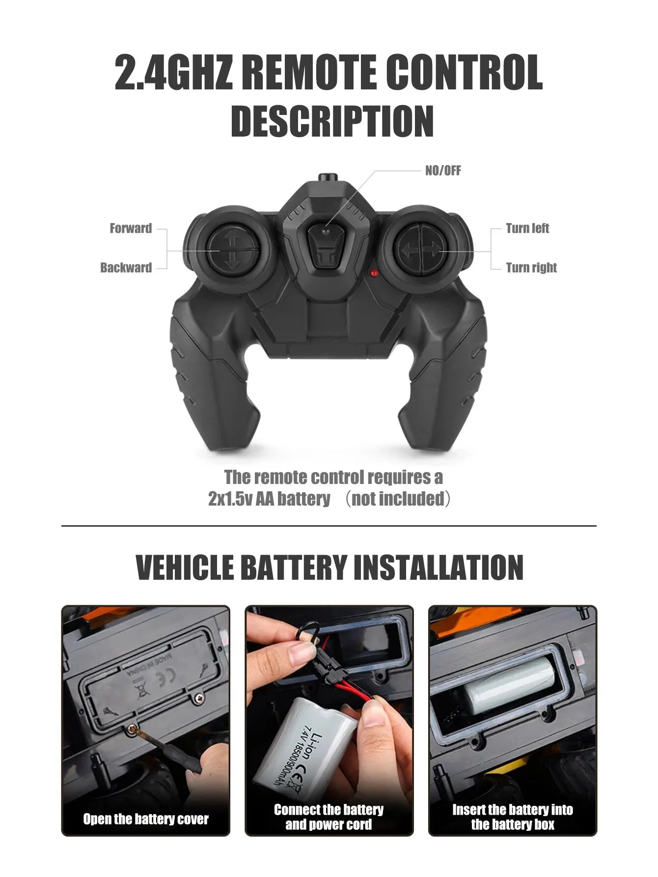 waterproof remote control car