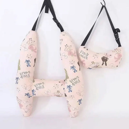 Car Sleeping Safety H-Shape Travel Pillow/Seat