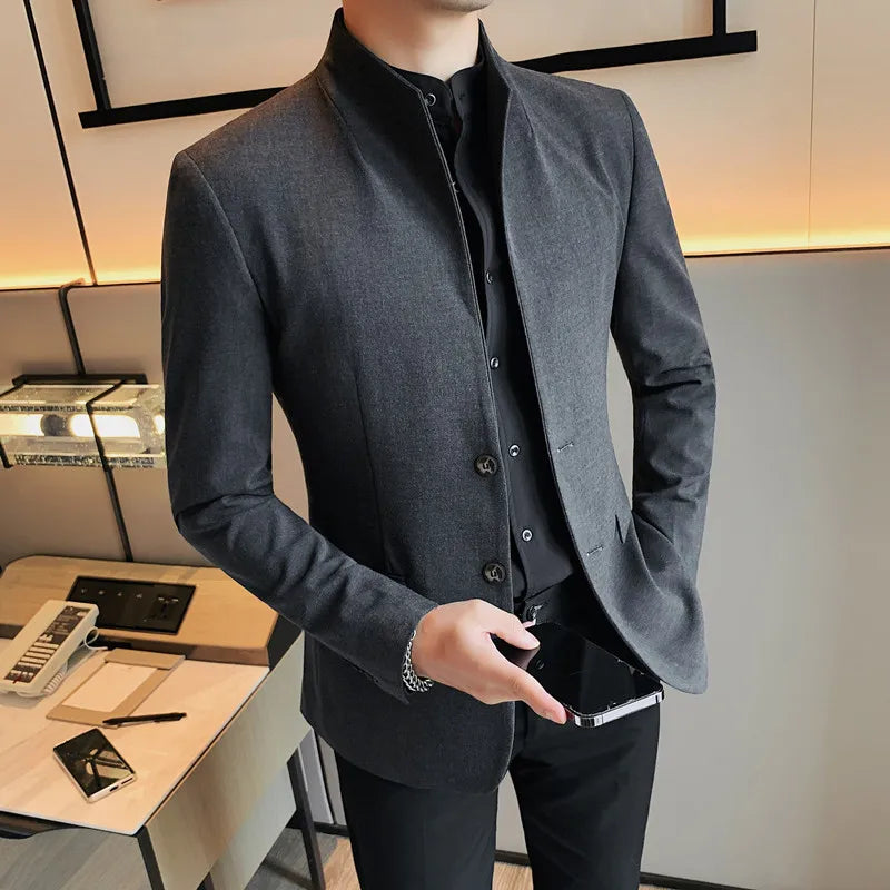 Men's Korean Style Formal Suit Jacket