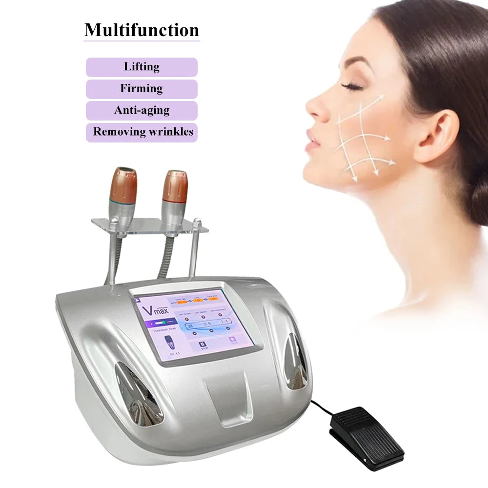 Outil ultrasonique de soin de peau de machine de beauté faciale de V max