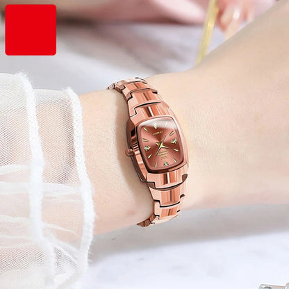 Waterproof Steel Strap Couple Watch Set