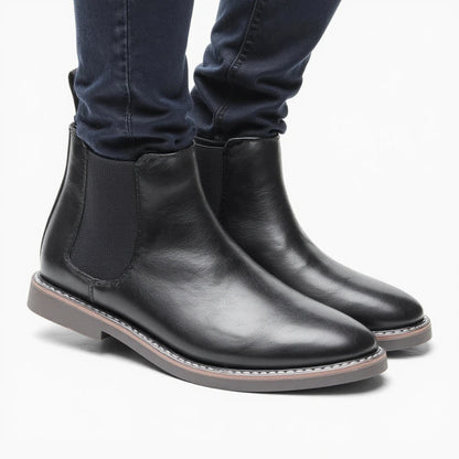 Bottines Chelsea en cuir élégantes pour hommes