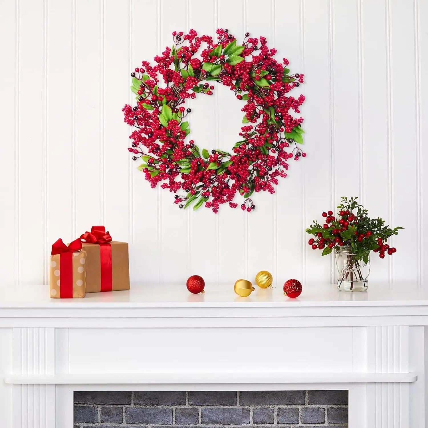 christmas berry wreath
