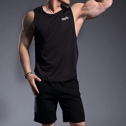 Quick-Dry Mesh Men's Sleeveless Workout Top