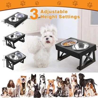 elevated dog food bowls