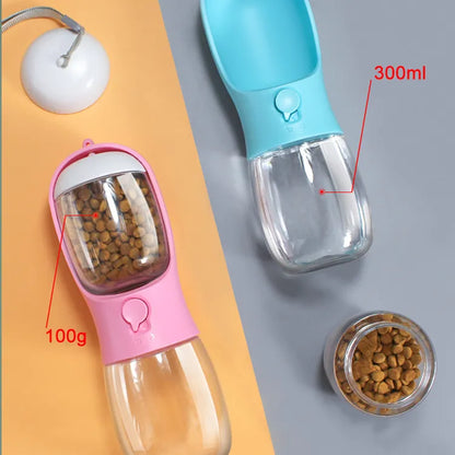 Portable 2-in-1 Pet Water & Food Dispenser