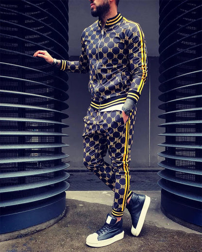 3D Printing Men's Zipper Tracksuit