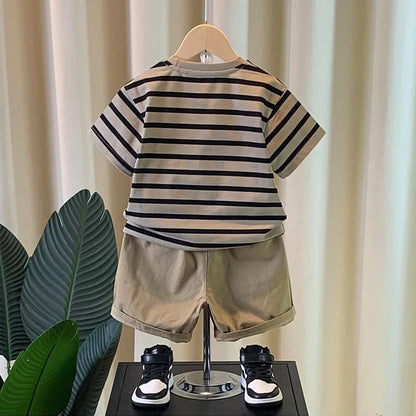 Baby Boy Clothes 2PCS Short Sleeve Top - Boys Short Sets