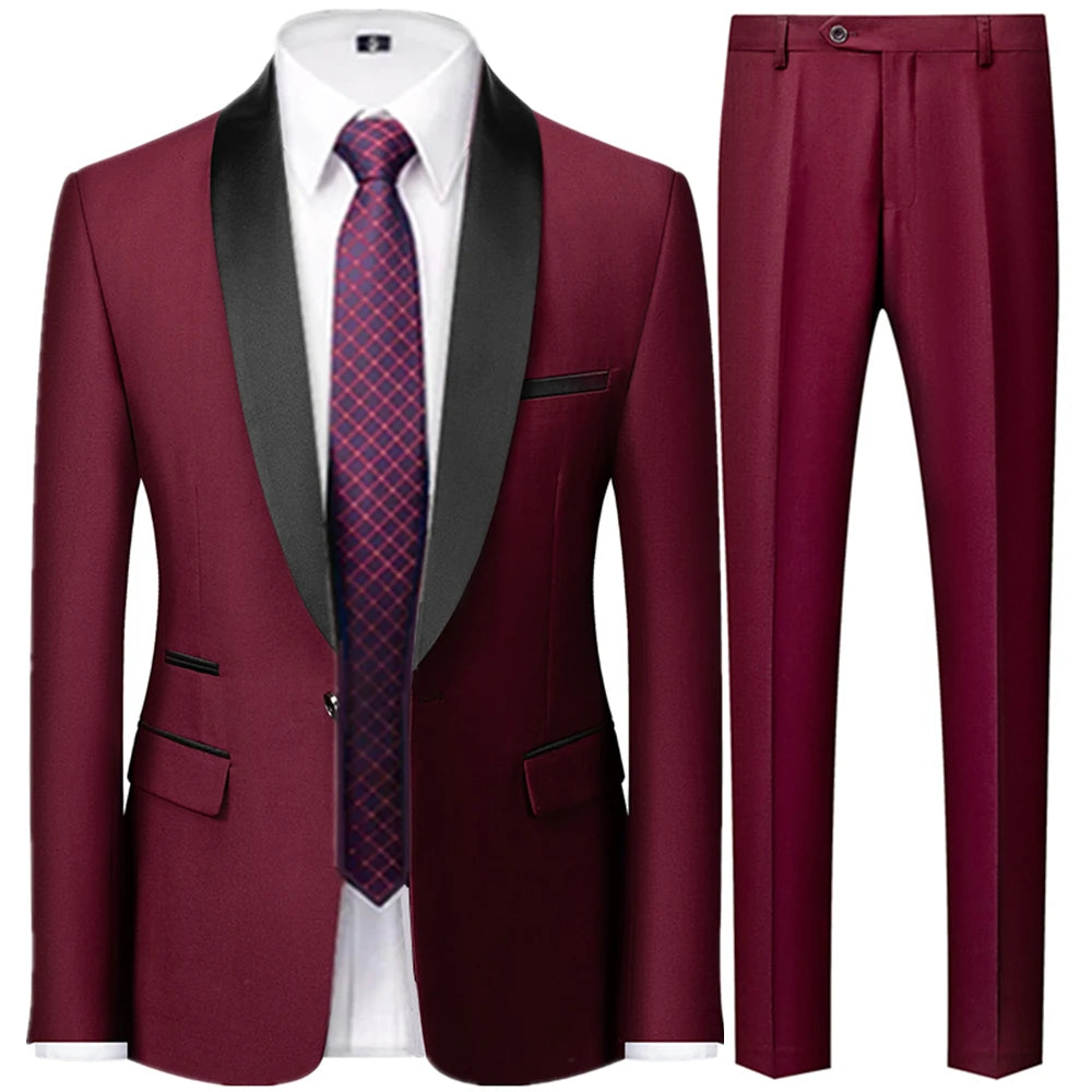 Men's Classical Business/Wedding 3 Pcs Suit