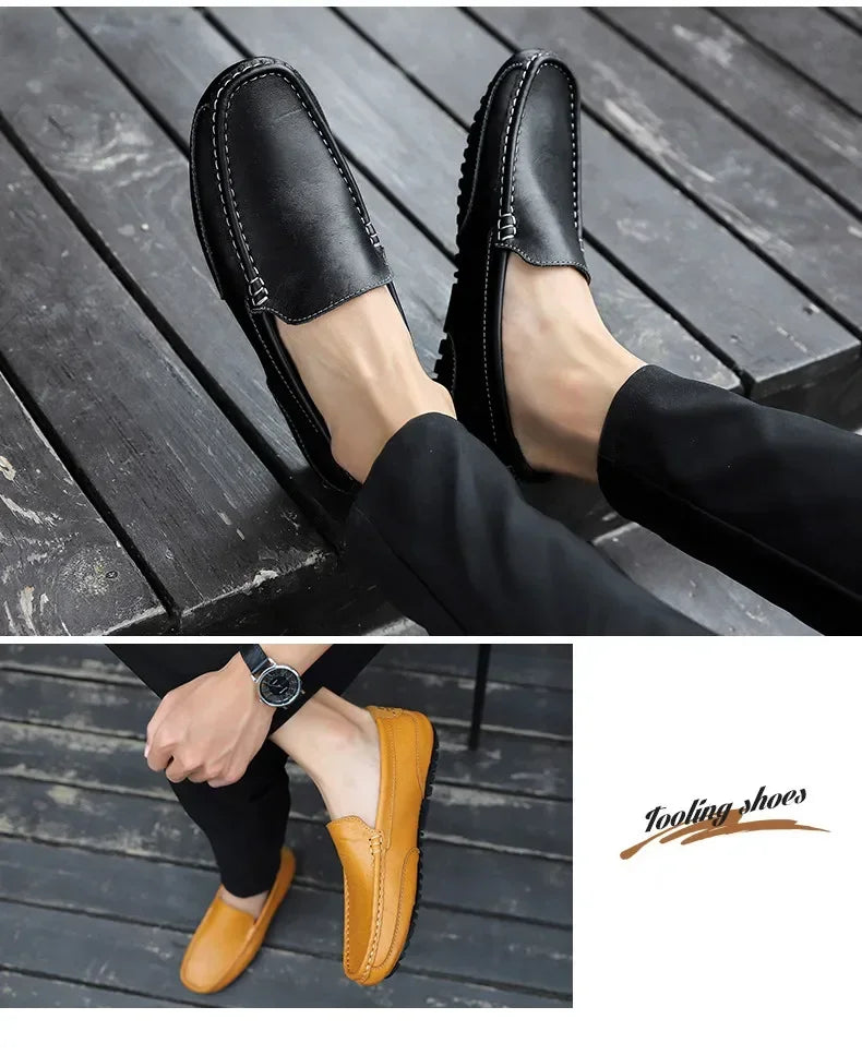 Mocassins décontractés respirants à enfiler pour hommes