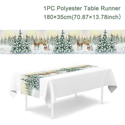 christmas table cover
