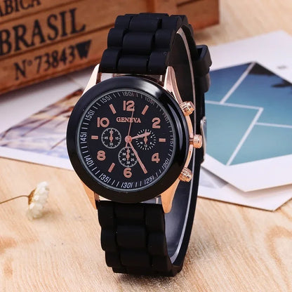 Unisex Silicone Quartz Fashion Watch