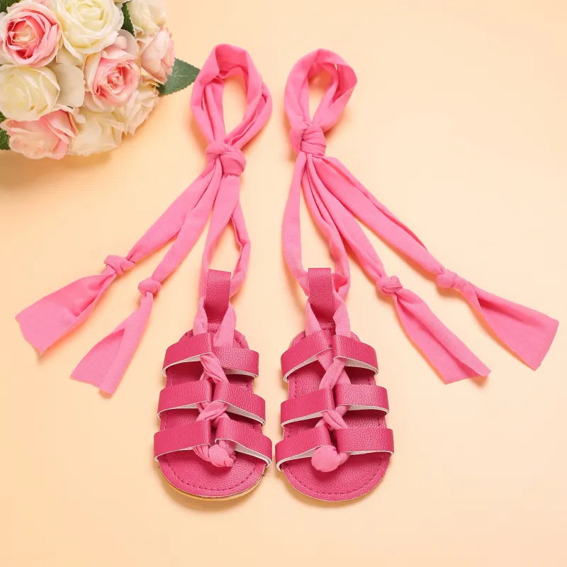 Summer Baby Cross Strap Rubber Sandal