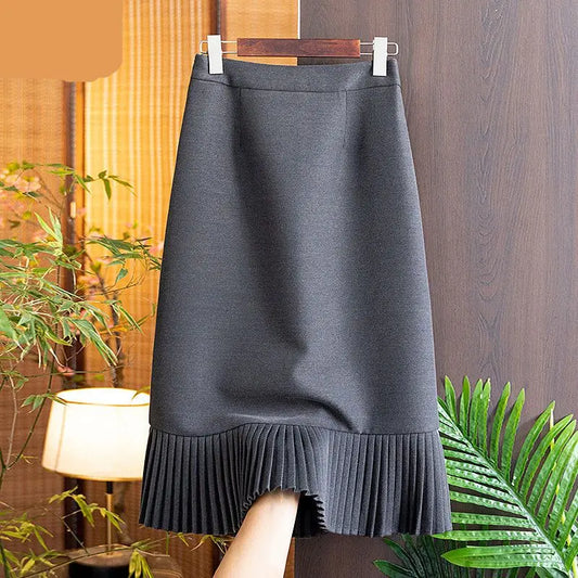 Chic High-Waist Fishtail Skirt