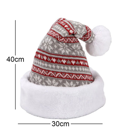 Knitted Woolen Snow Deer Christmas Hat