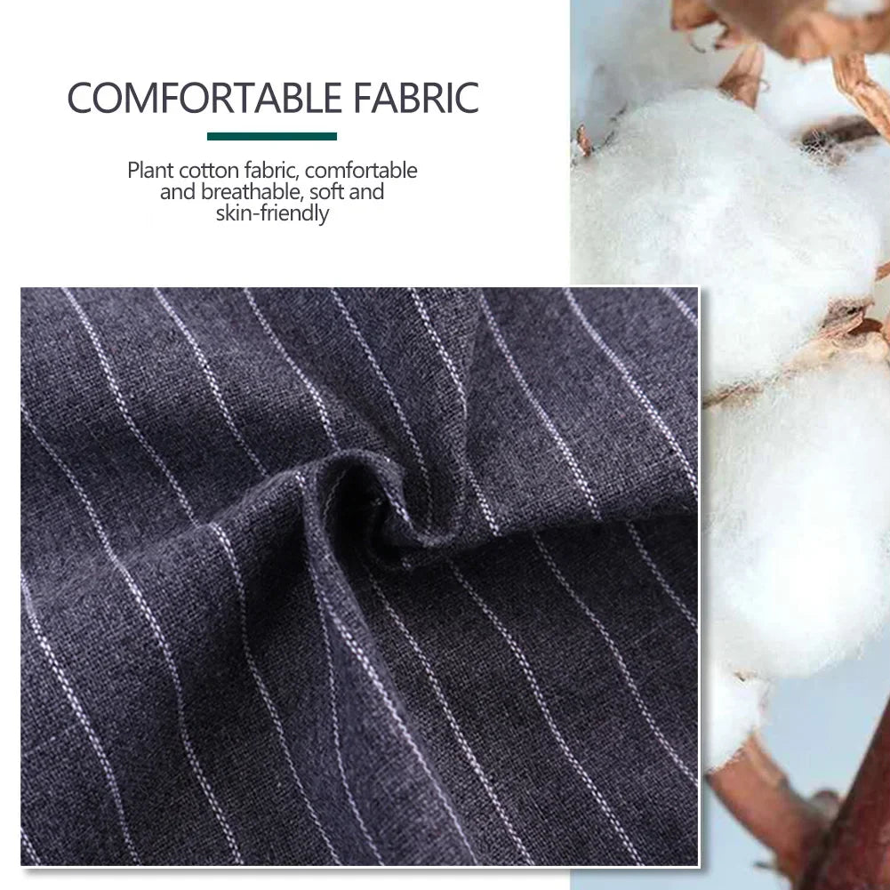 Wasserdichte Küchenschürze aus Baumwolle und Leinen