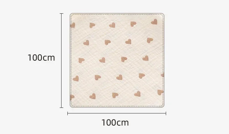 Gant de toilette léger en mousseline pour bébé