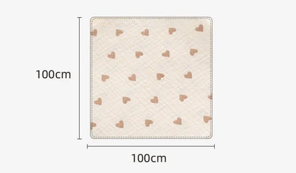 Gant de toilette léger en mousseline pour bébé