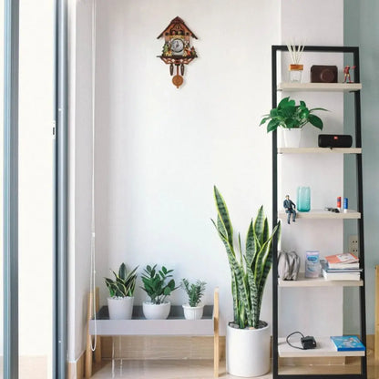 Vintage Silent Pendulum Wooden Wall Clock