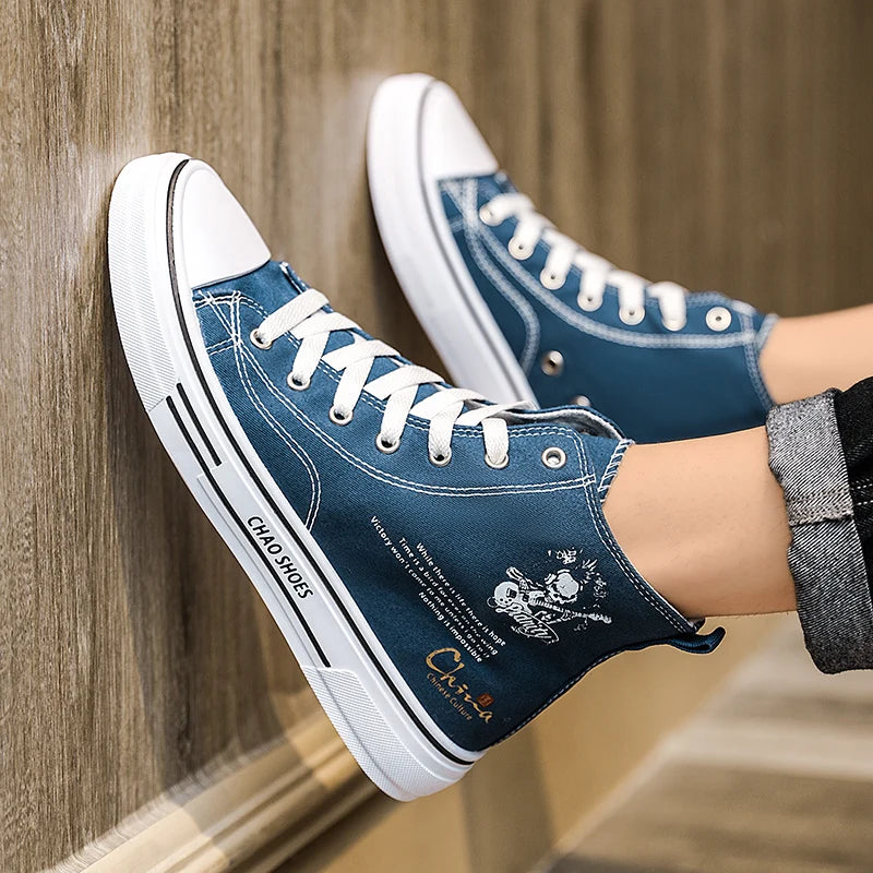 Leichte, atmungsaktive Outdoor-Sneaker für Herren mit hohem Schaft 