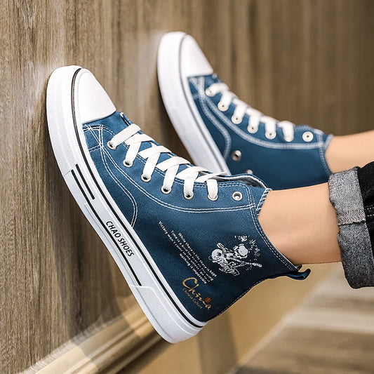 Men's Lightweight Outdoor High Top Breathable Sneakers