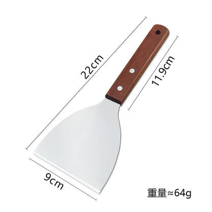 Non Stick Wooden Handle Pancake Beef Spatula Utensils