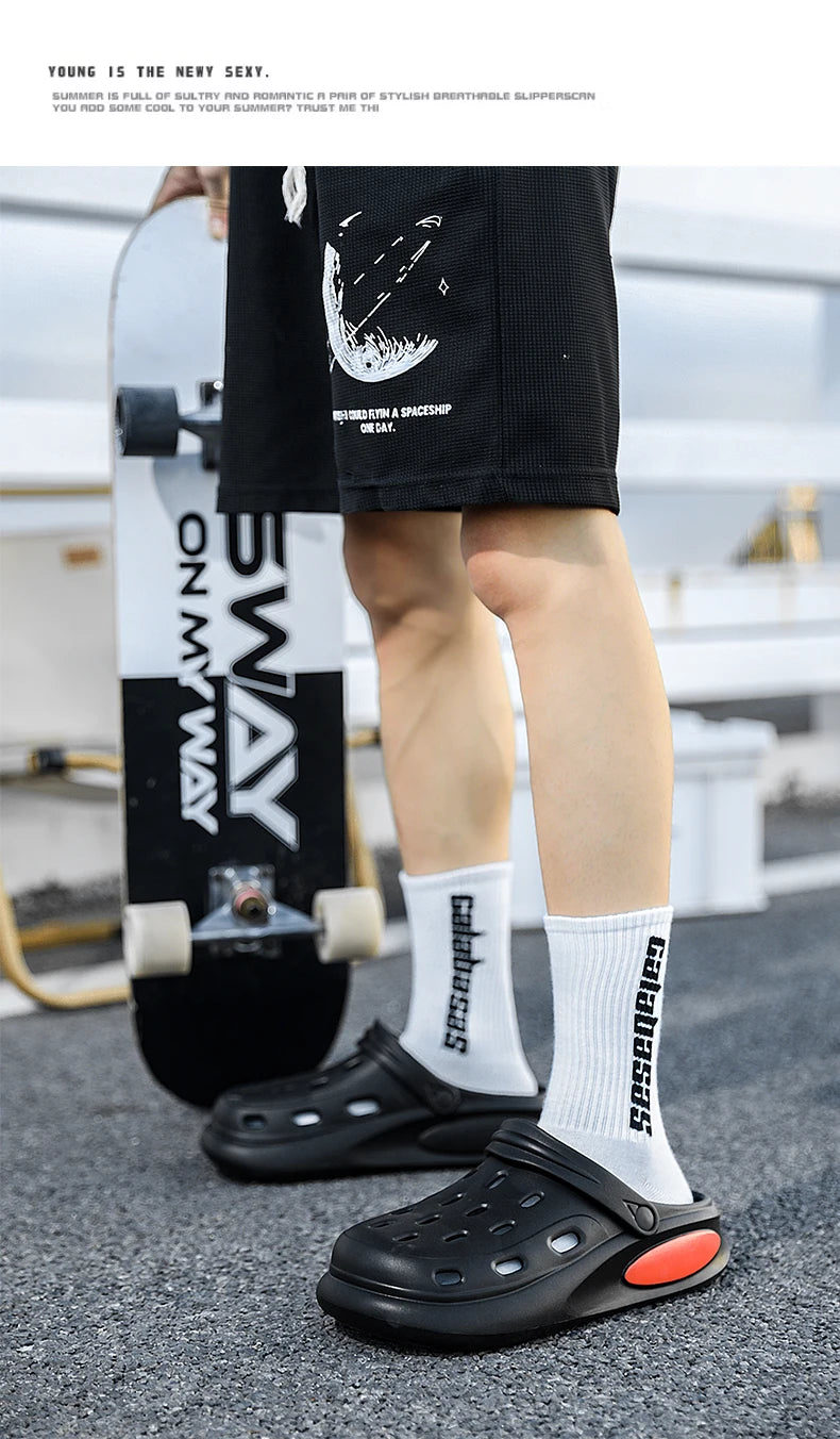 Tongs d'extérieur souples et antidérapantes pour hommes