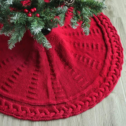 knitted tree skirt
