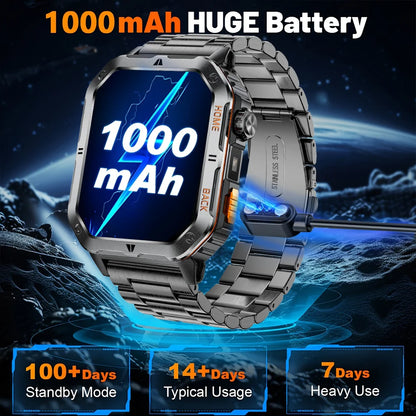 Nouvelle montre intelligente Bluetooth HD pour hommes