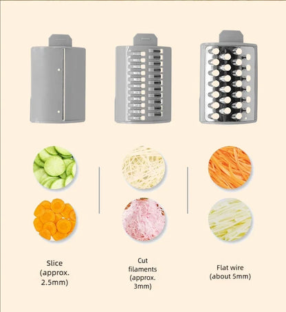 Elektrischer Gemüseschneider und -hobel