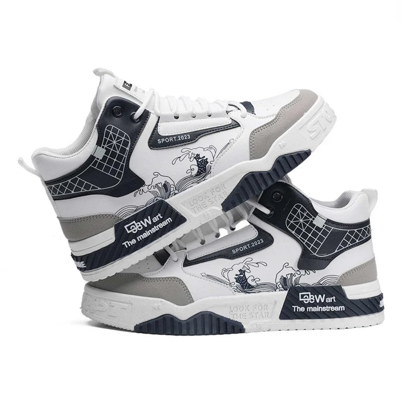 Men's Leather Casual Sneakers