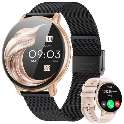 Women's Bluetooth Call Health Monitor Sports Smartwatch