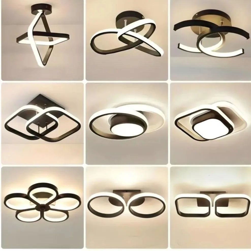 Bande lumineuse LED minimaliste moderne pour salon 