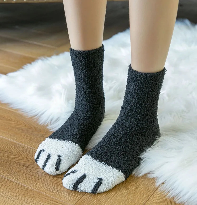 6 Pairs Women's Winter Fleece Socks