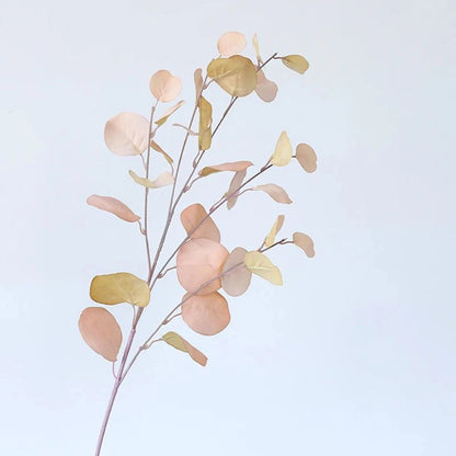 Feuillage d'eucalyptus artificiel et feuilles de dollar argenté de 92 m