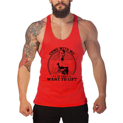 Men's Sleeveless Y-Back Stringer Tank Tops