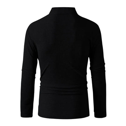 Men Sportwear Long-sleeve Polo Shirt