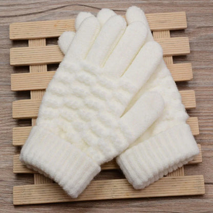 Women's Thick Knitted Winter Gloves