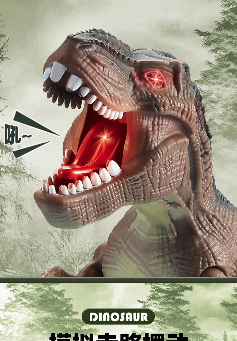 Grand dinosaure robotisé électrique qui marche