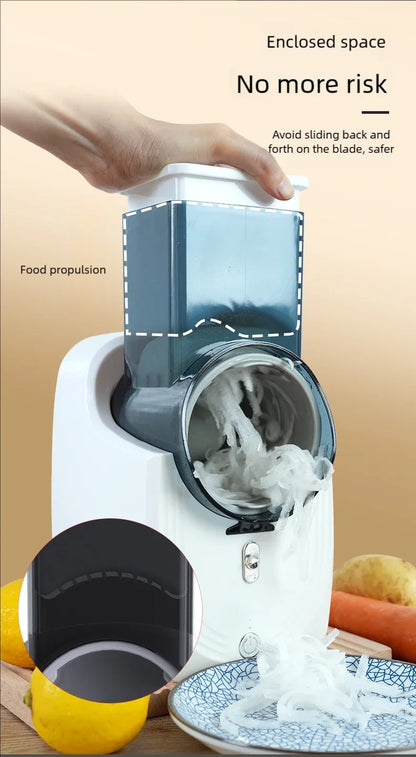 Elektrischer Gemüseschneider und -hobel