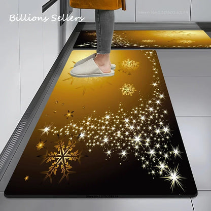 Christmas Themed Anti-Slip Kitchen & Home Floor Mats