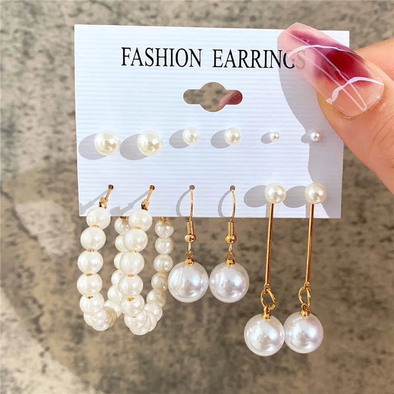 Earring Set, earring pearl
