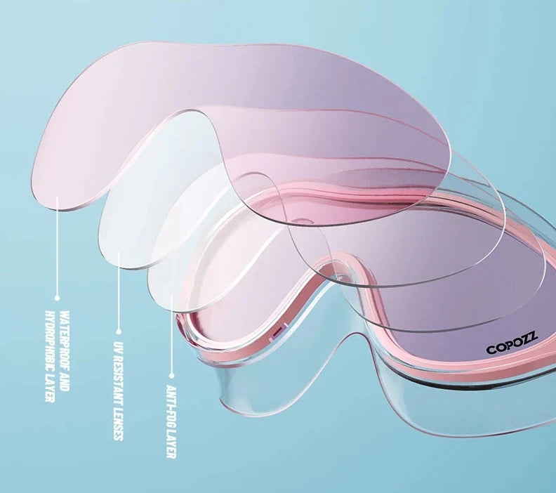 Waterproof Anti-Fog Swimming Goggles for Adults